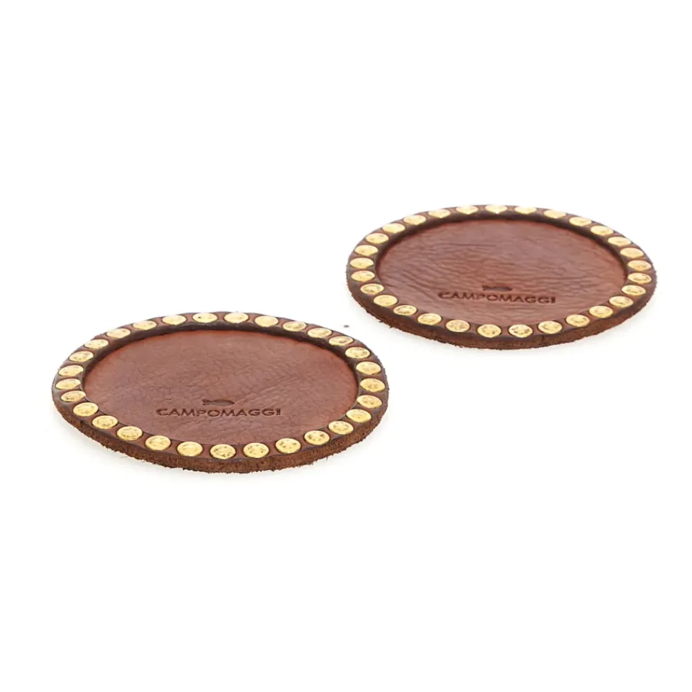 Campomaggi CASA Set Of 2 Round Coasters> Casa