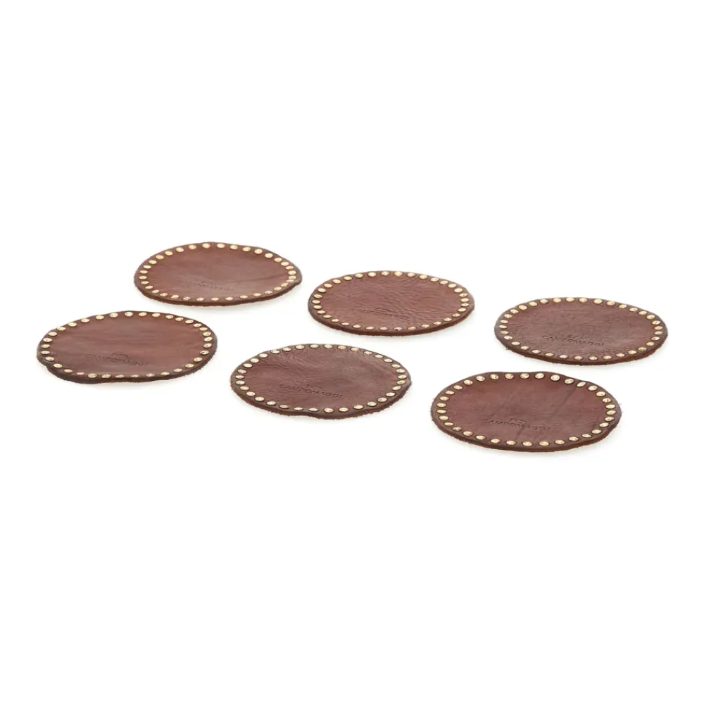 Campomaggi CASA Set Of 6 Round Coasters> Casa