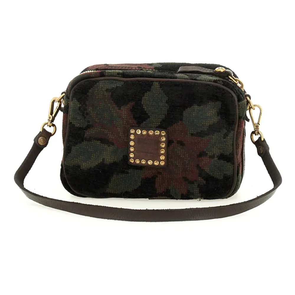 Campomaggi Genziana Jacquard Fiore> Cross-Body Bags|Cross-Body Bags